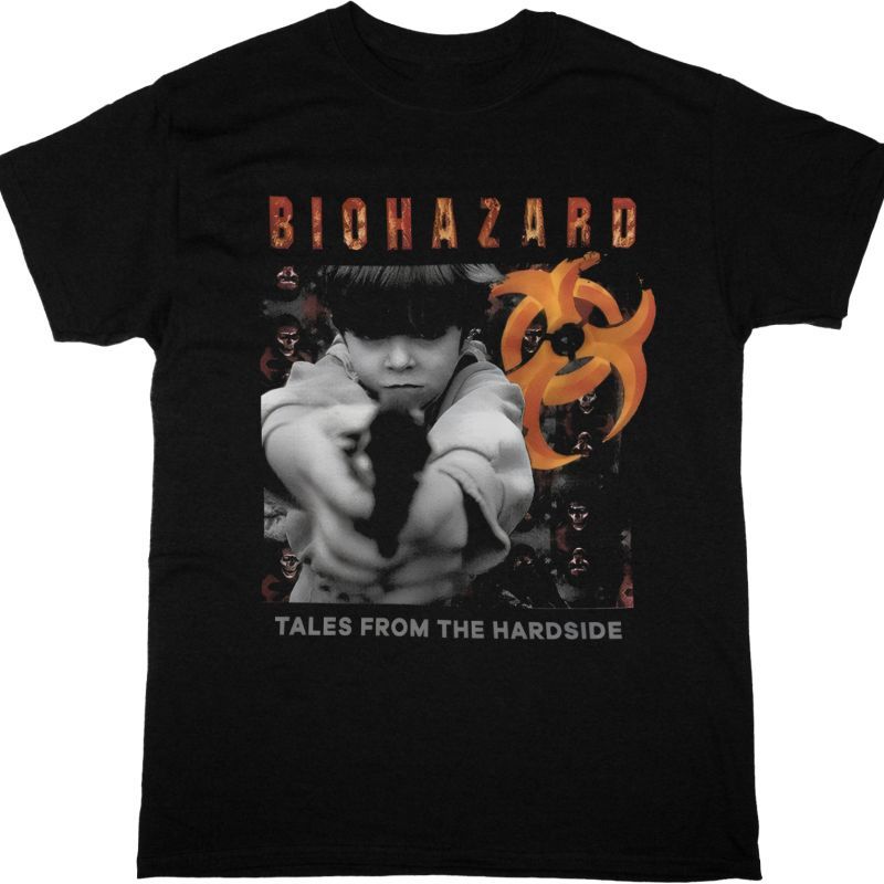 BIOHAZARD TALES FROM THE HARDSIDE NEW BLACK T-SHIRT