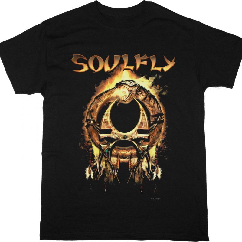 SOULFLY SUPERSTITION NEW BLACK T SHIRT