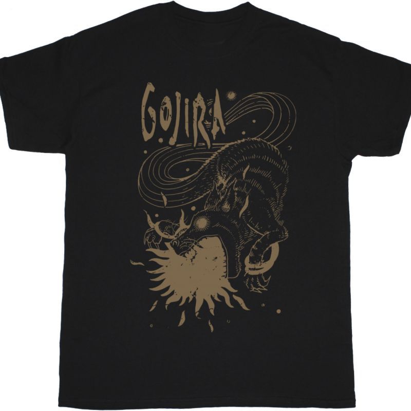 GOJIRA SUN SWALLOWER NEW BLACK T SHIRT