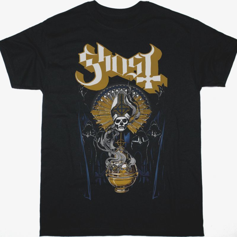 GHOST BENIFFICENSE NEW BLACK T-SHIRT