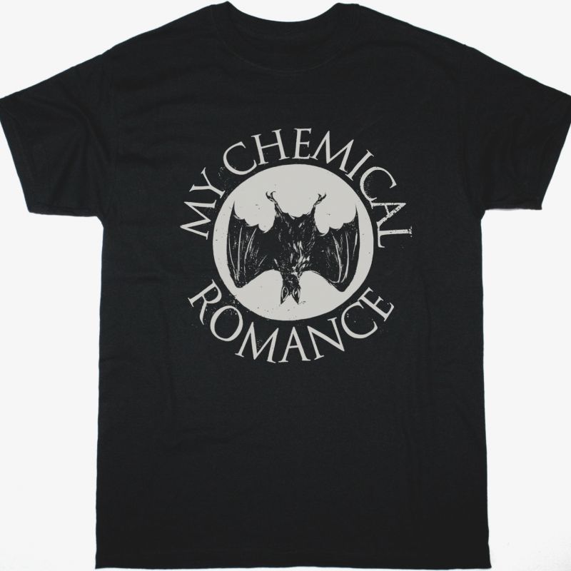 MY CHEMICAL ROMANCE GOTHIC BAT NEW BLACK T-SHIRT