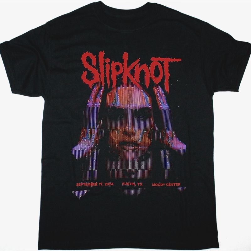 SLIPKNOT 2024 TOUR AUSTIN TX NEW BLACK T SHIRT
