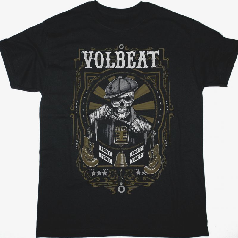 VOLBEAT FIGHT NEW BLACK T-SHIRT