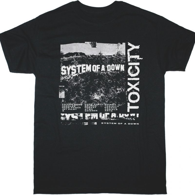 SYSTEM OF A DOWN PHOTOCOPY TOXICITY  NEW BLACK T SHIRT