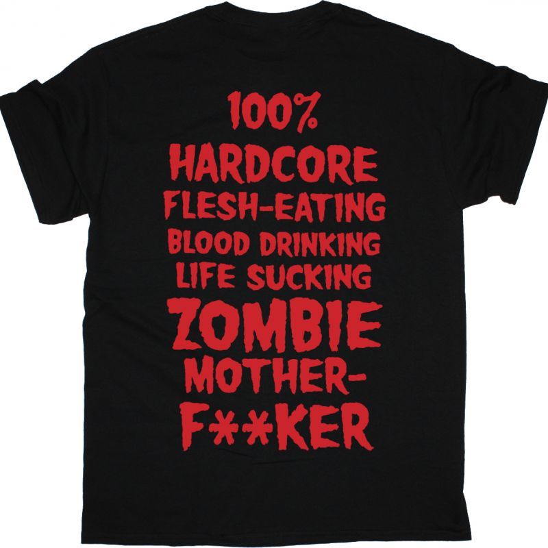 ROB ZOMBIE 100% HARDCORE NEW BLACK T-SHIRT