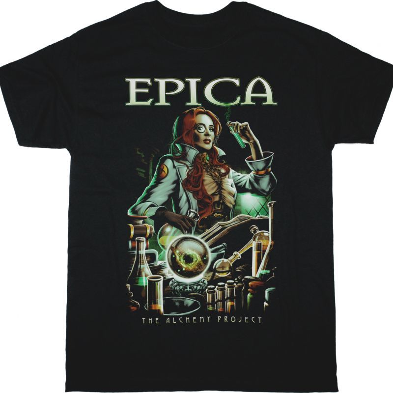 EPICA THE ALCHEMY PROJECT NEW BLACK T-SHIRT