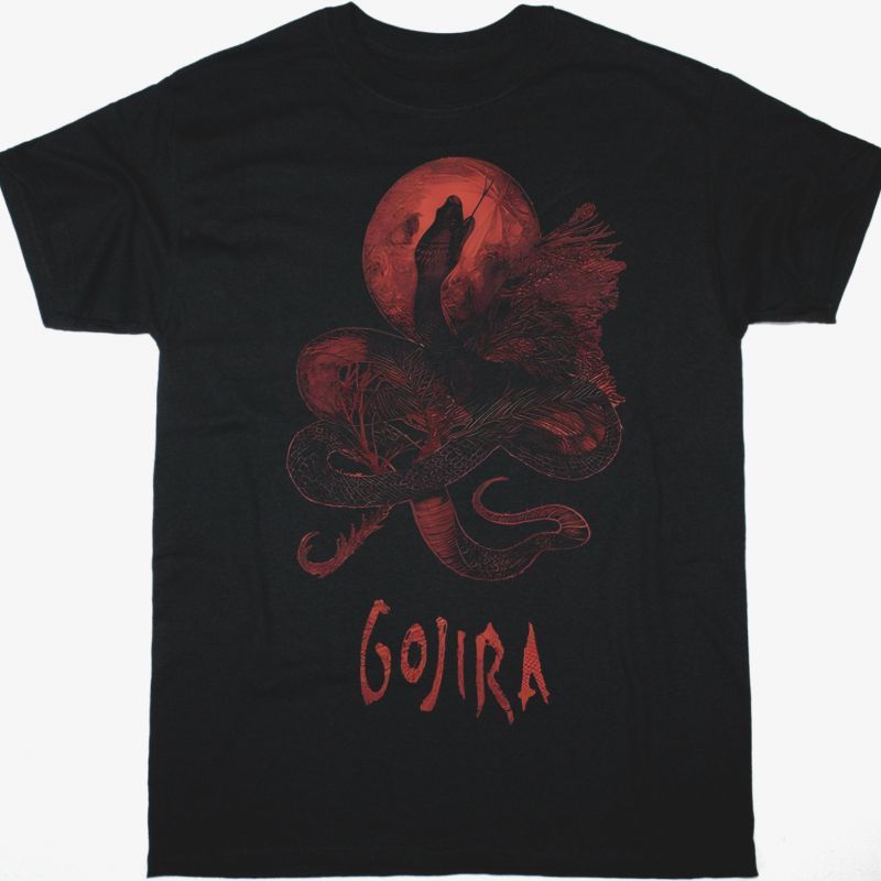 GOJIRA SERPENT MOON NEW BLACK T SHIRT