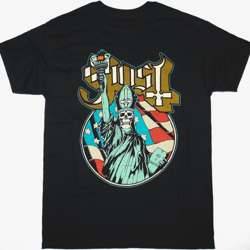 GHOST ANOTHER 31 DATES OF DOOM NORTH AMERICAN 2012 TOUR NEW BLACK T-SHIRT