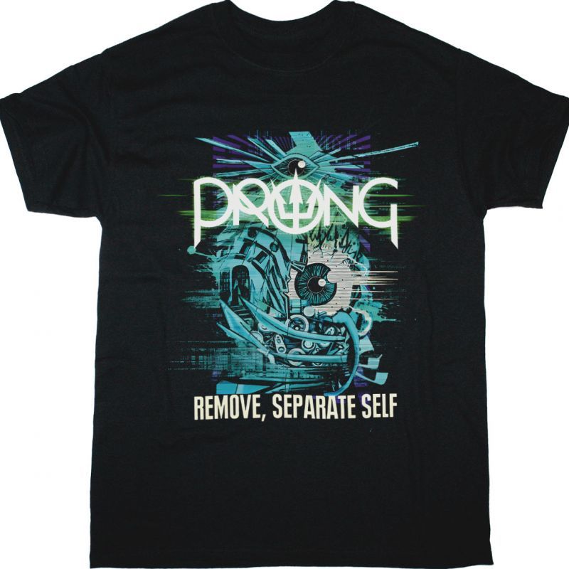 PRONG REMOVE, SEPERATE SELF NEW BLACK T SHIRT
