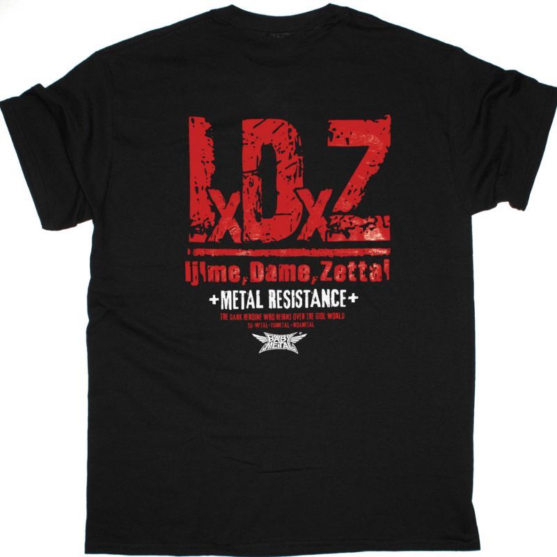 BABYMETAL IDZ NEW BLACK T-SHIRT