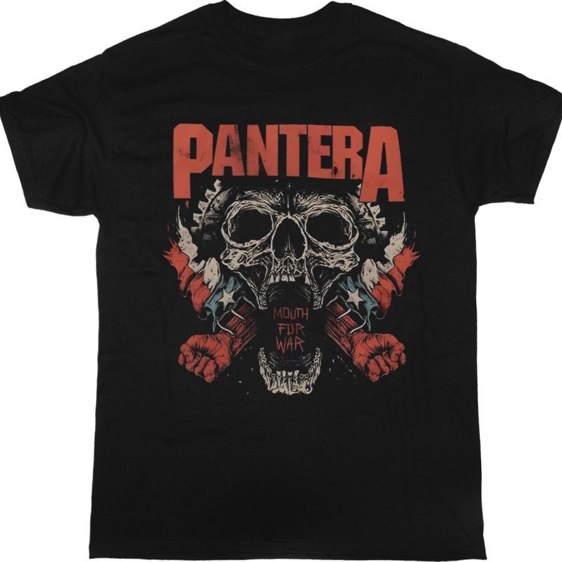 PANTERA MOUTH FOR WAR NEW BLACK T-SHIRT