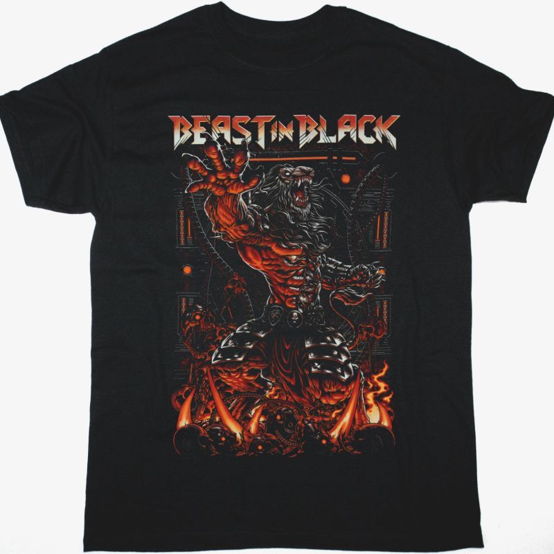 BEAST IN BLACK POWER OF THE BEAST NEW BLACK T-SHIRT