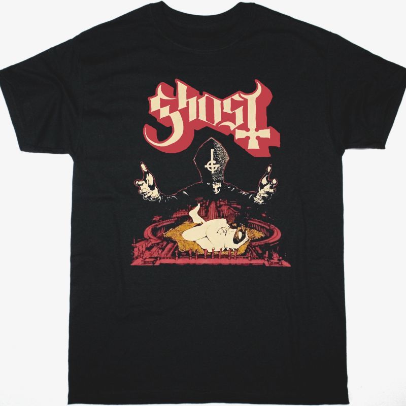 GHOST INFESTISSUMAN UK & EUROPE 2013 TOUR NEW BLACK T-SHIRT