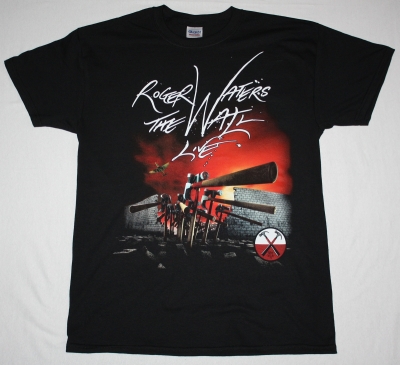 ROGER WATERS THE WALL LIVE 2013 TOUR EUROPE NEW BLACK T-SHIRT