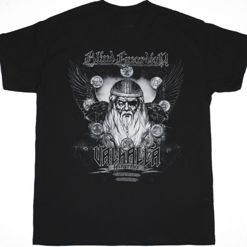 BLIND GUARDIAN VALHALLA DELIVERANCE NEW BLACK T-SHIRT