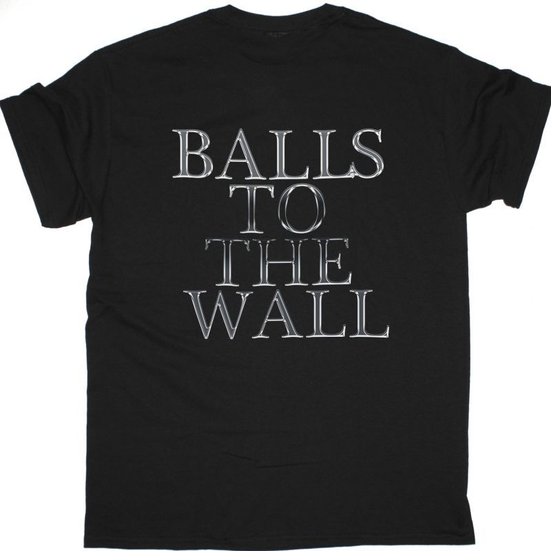 ACCEPT EAGLE BALLS TO THE WALL NEW BLACK T-SHIRT