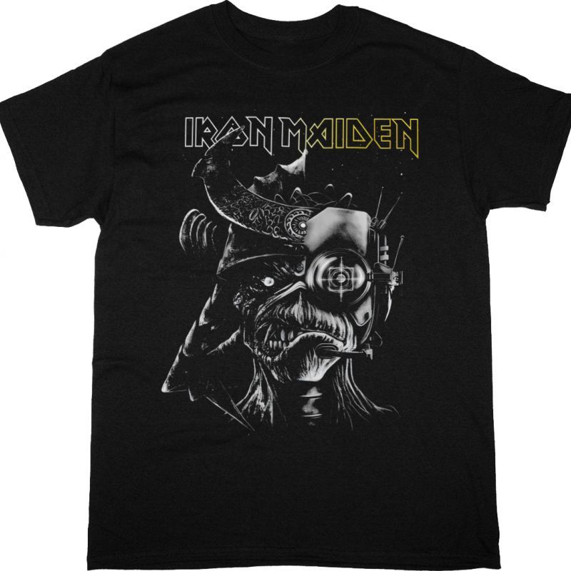 IRON MAIDEN THE FUTURE PAST TOUR 2023 NEW BLACK T-SHIRT