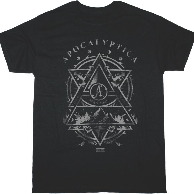 APOCALYPTICA MADE IN HELSINKI NEW BLACK T-SHIRT