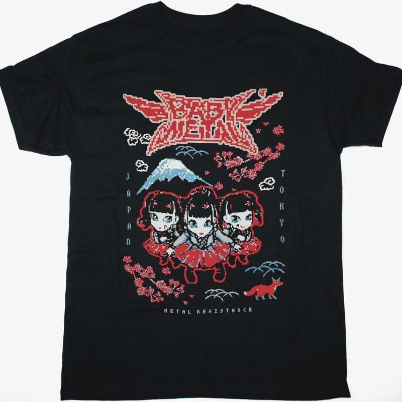 BABYMETAL PIXEL TOKYO NEW BLACK T-SHIRT