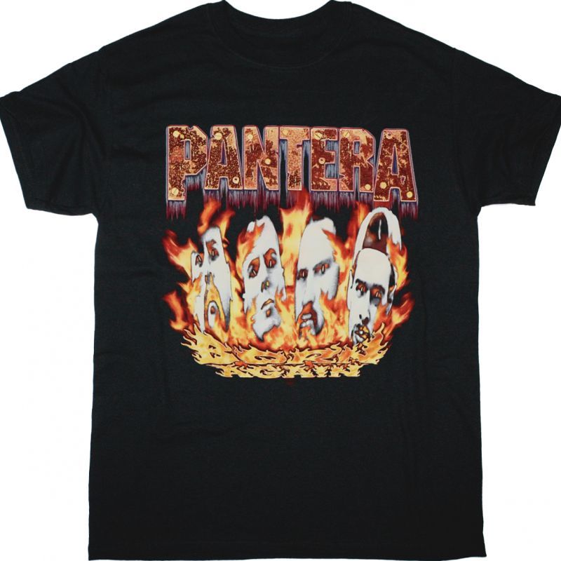 PANTERA BORN AGAIN WITH SNAKE EYES NEW BLACK T-SHIRT
