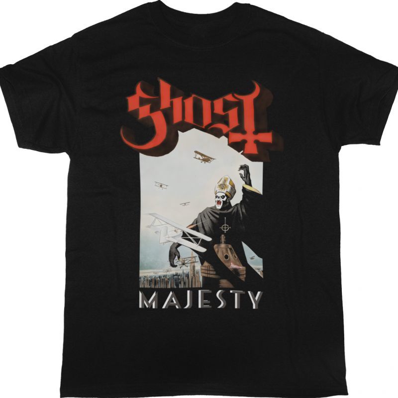 GHOST MAJESTY NEW BLACK T-SHIRT
