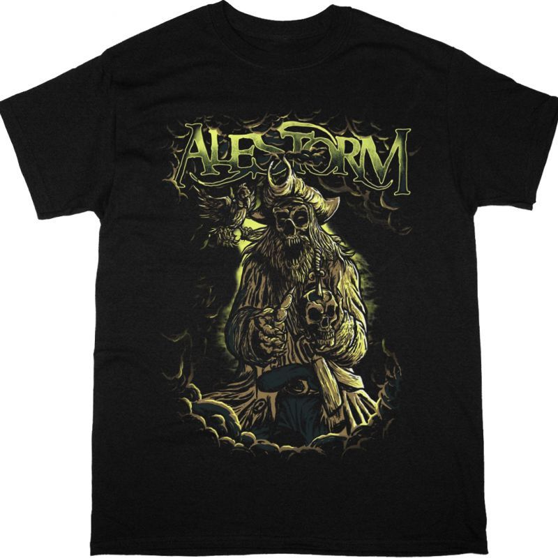 ALESTORM DEATH SWORN NEW BLACK T-SHIRT