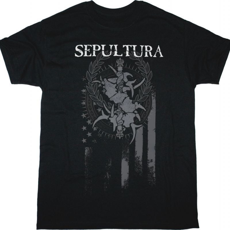 SEPULTURA QUADRA TOUR 2022 NEW BLACK T SHIRT