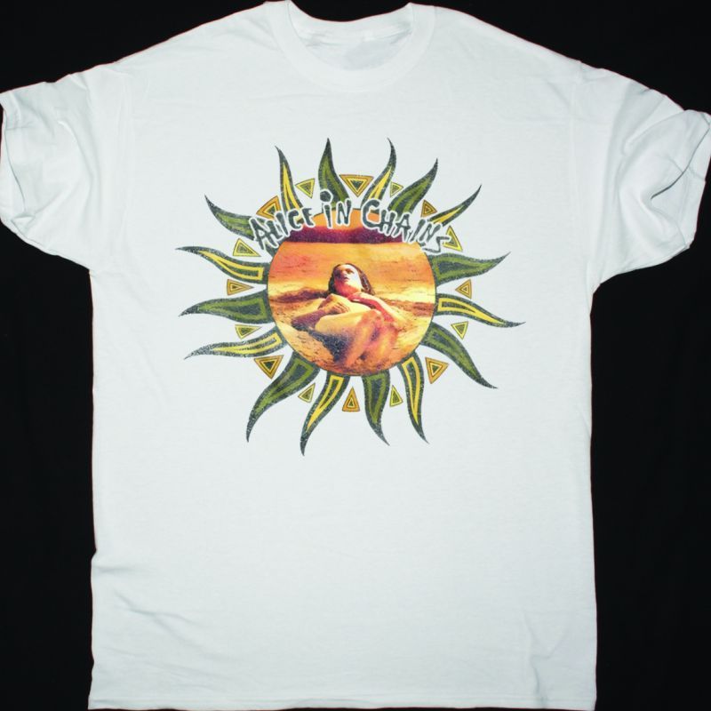 ALICE IN CHAINS SUN DIRT NEW WHITE T SHIRT