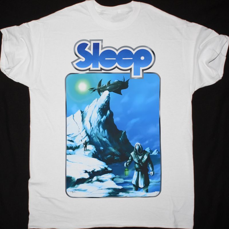 SLEEP ANTARCTICANS NEW WHITE T-SHIRT