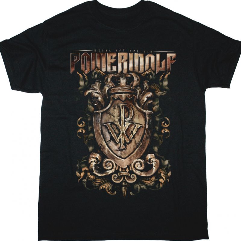 POWERWOLF METAL EST RELIGIO NEW BLACK T-SHIRT