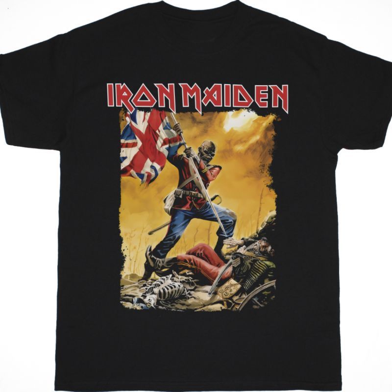 IRON MAIDEN THE TROOPER Z2 NEW BLACK T-SHIRT