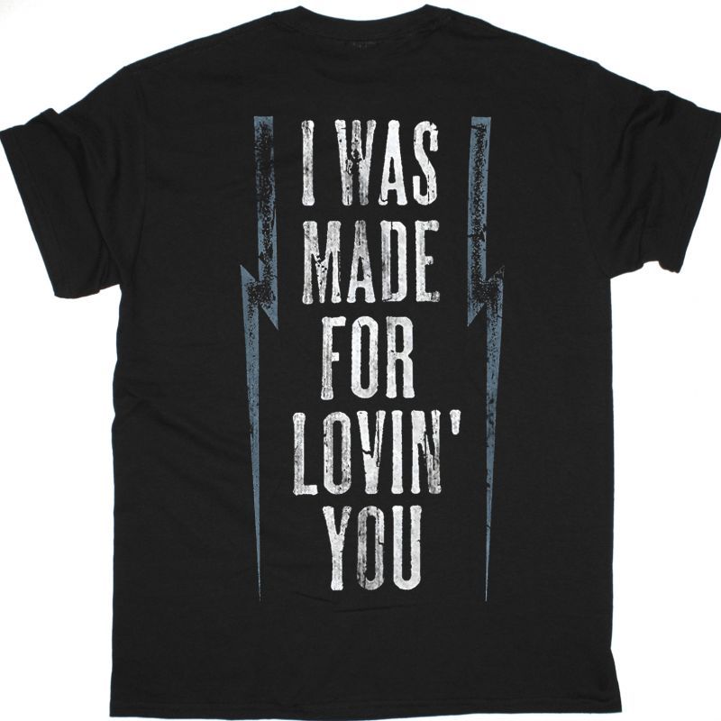 KISS I WAS MADE FOR LOVIN' YOU NEW BLACK T-SHIRT