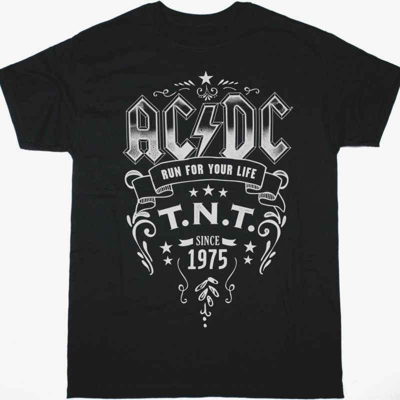 AC DC T.N.T.  AC/DC NEW BLACK T-SHIRT