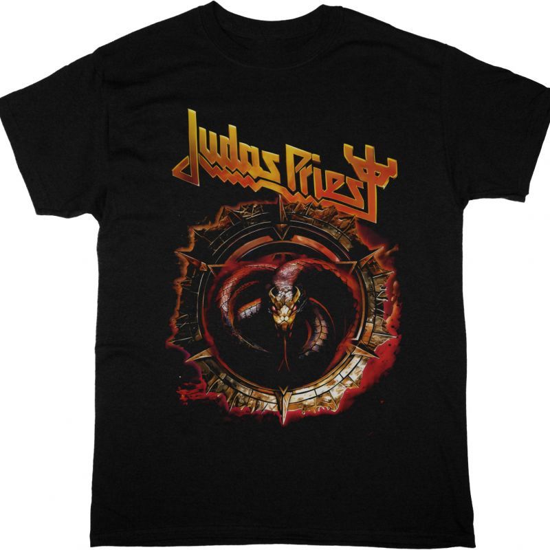 JUDAS PRIEST THE SERPENT NEW BLACK T-SHIRT
