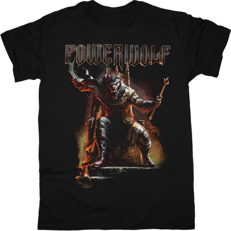 POWERWOLF WAKE UP THE WICKED NEW BLACK T-SHIRT