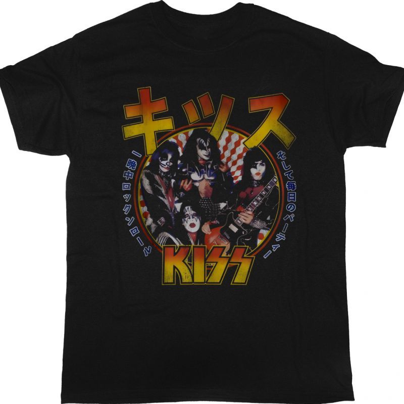 KISS RR ALL NITE NEW BLACK T-SHIRT