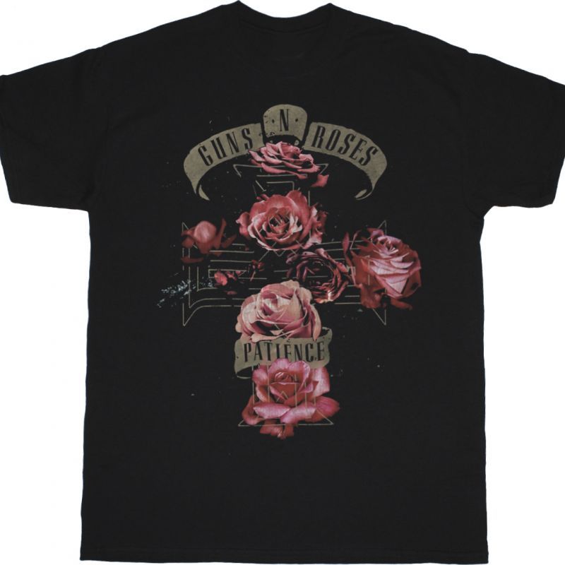 GUNS N ROSES PATIENCE NEW BLACK T-SHIRT