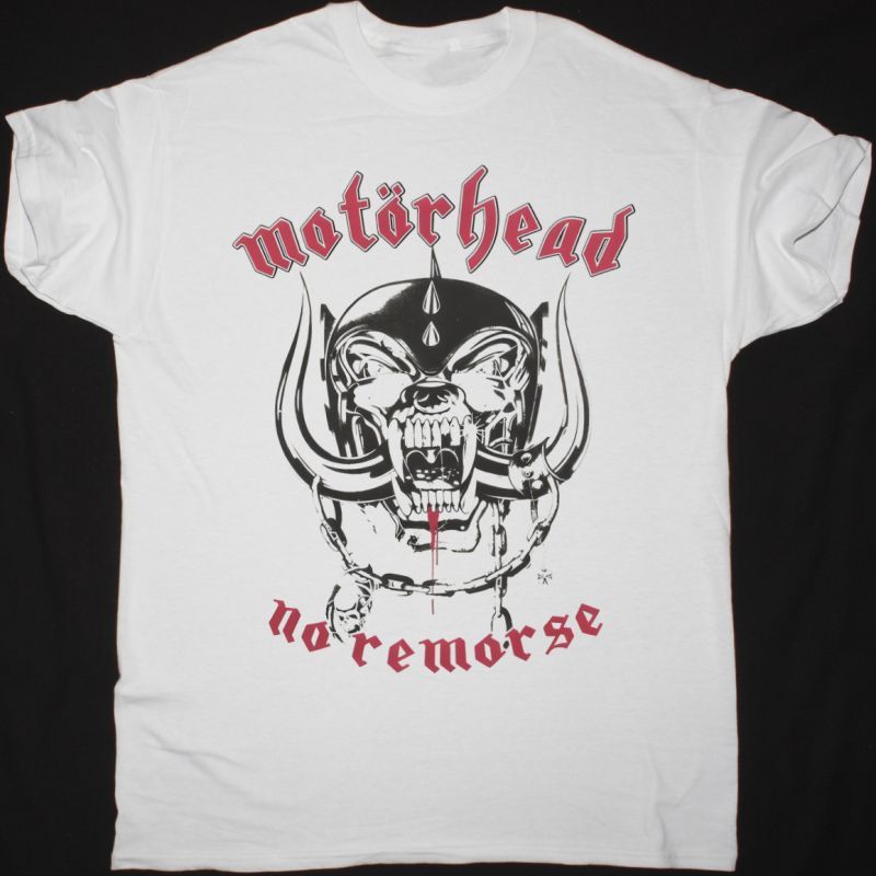 MOTORHEAD NO REMORSE NEW WHITE T-SHIRT