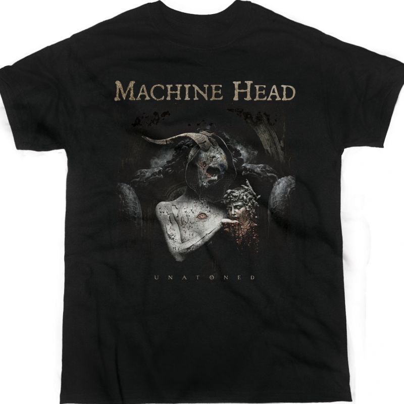 MACHINE HEAD UNATONED NEW BLACK T-SHIRT