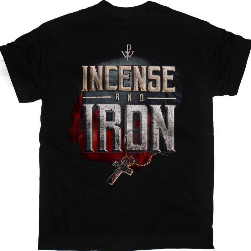 POWERWOLF INCENSE AND IRON NEW BLACK T-SHIRT