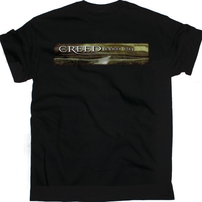 CREED HUMAN CLAY NEW BLACK T-SHIRT
