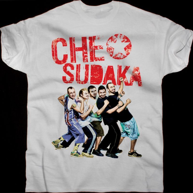 CHE SUDAKA BAND NEW WHITE T-SHIRT