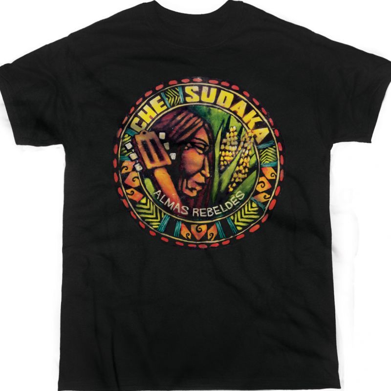 CHE SUDAKA ALMAS REBELDES NEW BLACK T-SHIRT