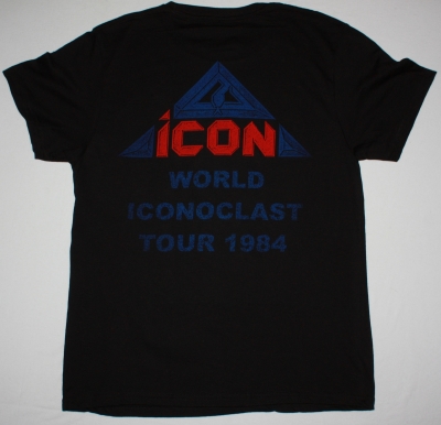 ICON ICON 1984 NEW BLACK T SHIRT