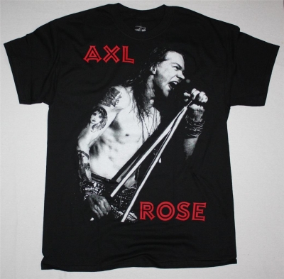 AXL ROSE NEW BLACK T-SHIRT