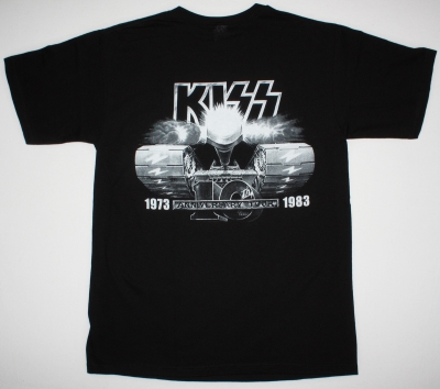 KISS CREATURES OF THE NIGHT ANNIVERSARY TOUR 1983 NEW BLACK T-SHIRT