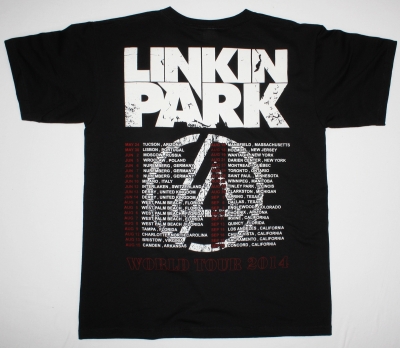 LINKIN PARK CARNIVORES TOUR 2014 NEW BLACK T-SHIRT