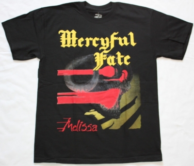 MERCYFUL FATE MELISSA'83 NEW BLACK T-SHIRT