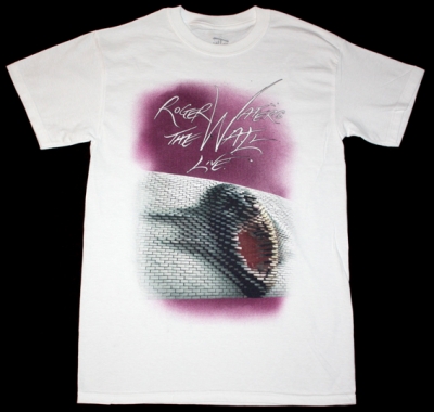 ROGER WATERS THE WALL LIVE TOUR 2012 NEW WHITE T-SHIRT