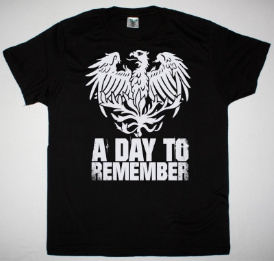 A DAY TO REMEMBER EAGLE NEW BLACK T-SHIRT